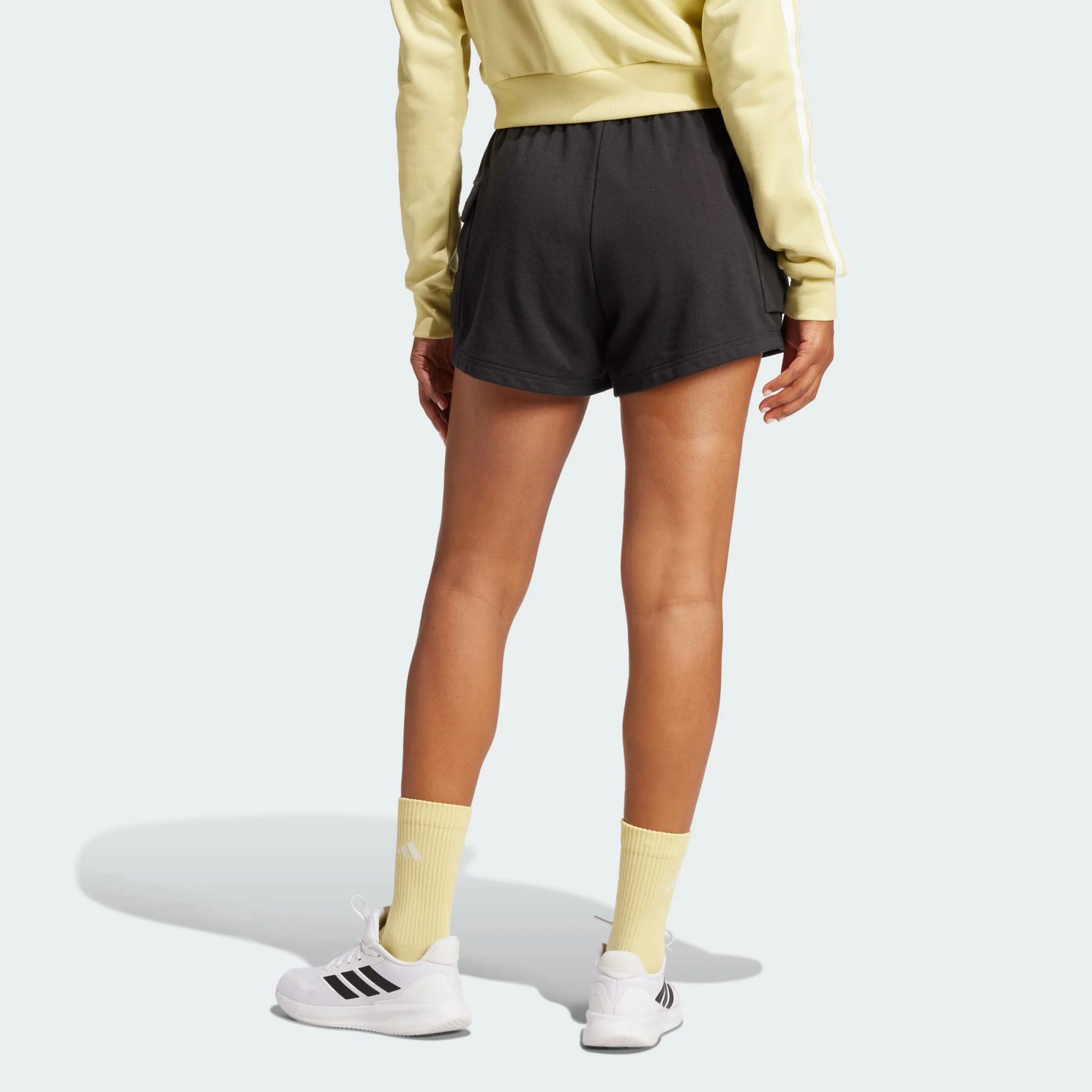 Calções Cargo de Algodão Mulher Adidas Essentials - Image 3