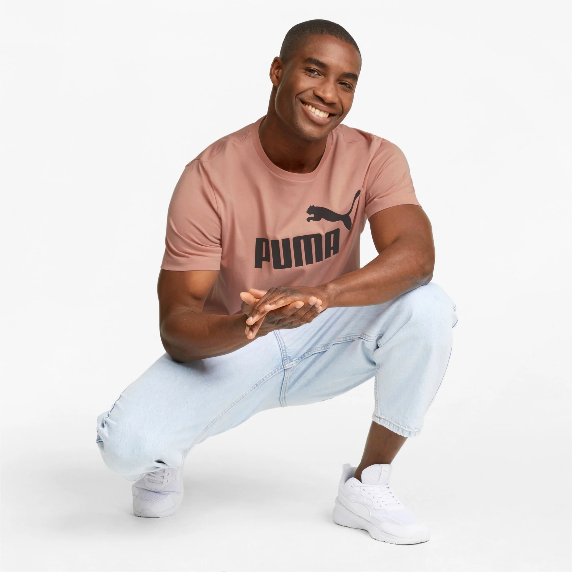 T-shirts Homem Puma Ess Logo - Image 3