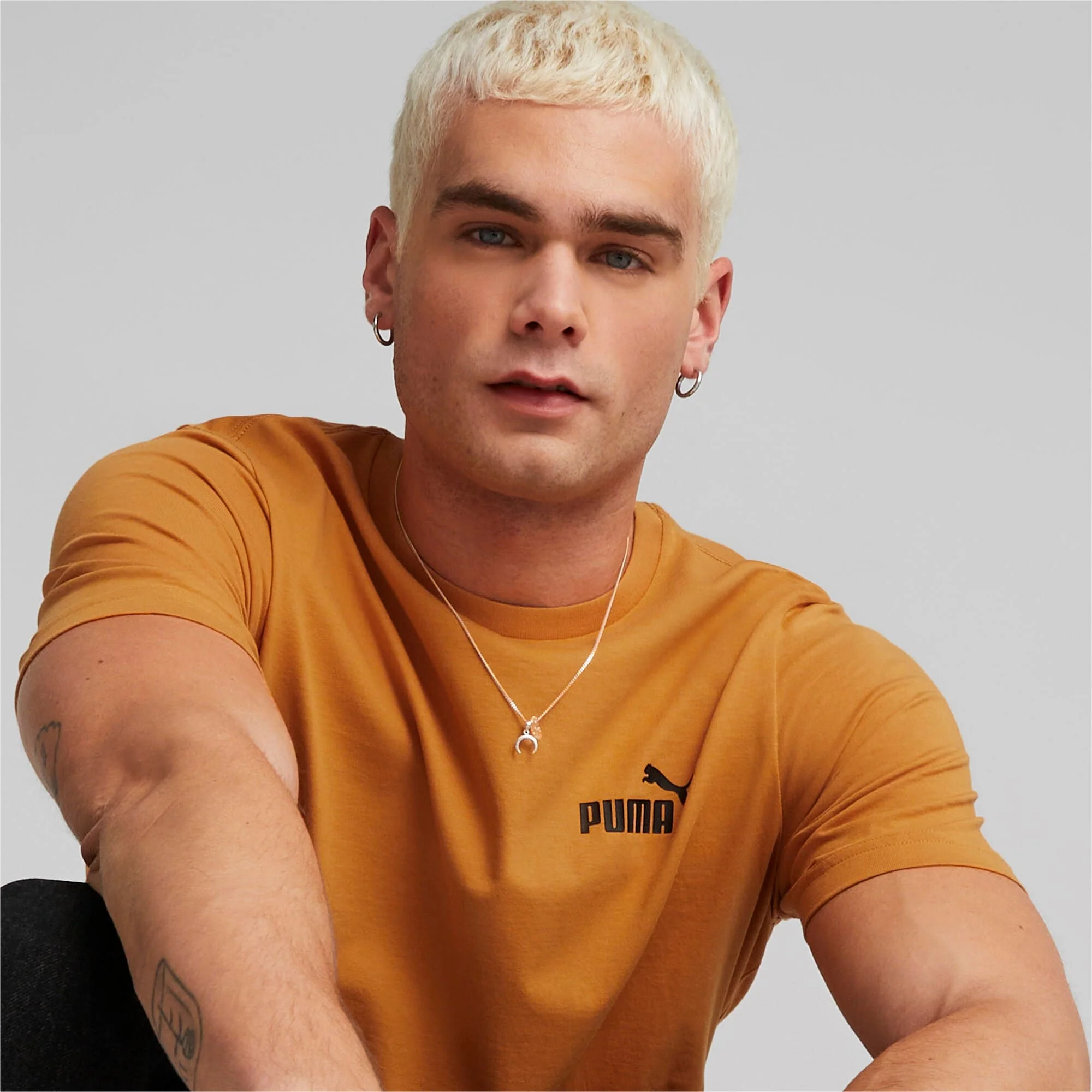 T-shirt Homem Puma Ess Samll Logo - Image 3