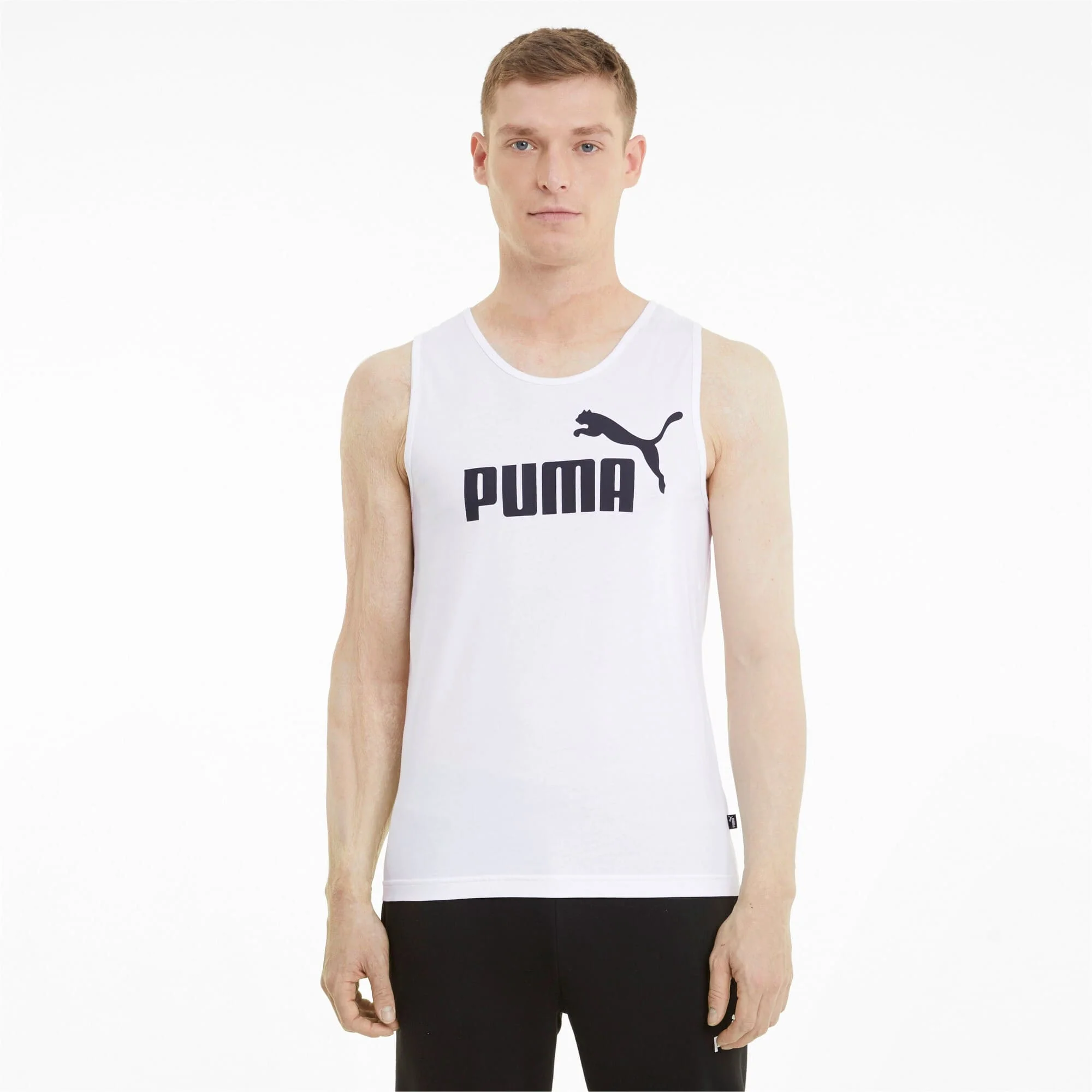T-shirt Manga Caveada Homem Puma Ess Logo