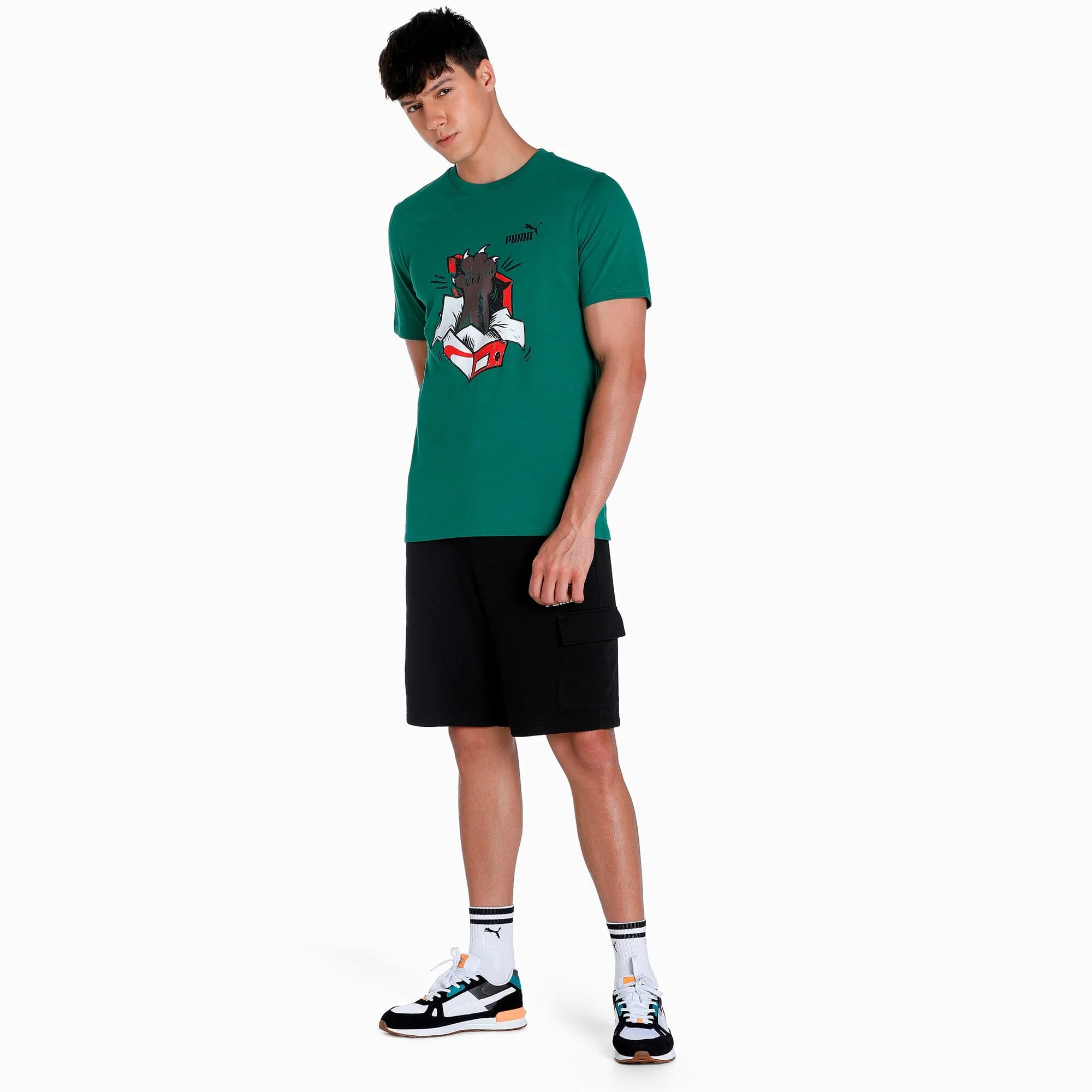 T-shirt Homem Puma Graphics - Image 7