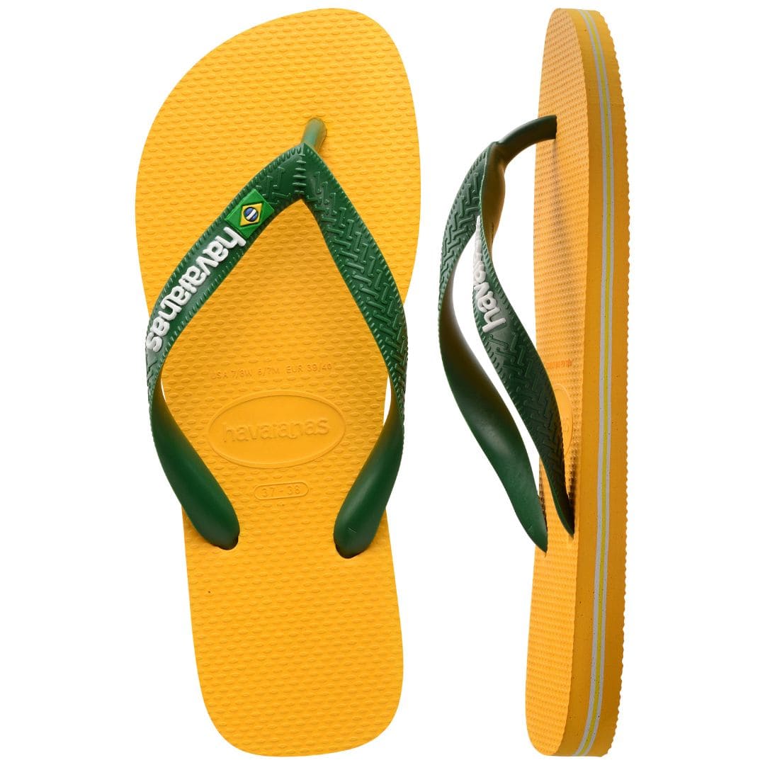 Chinelos Havaianas Brasil Logo Pop Yellow - Image 2