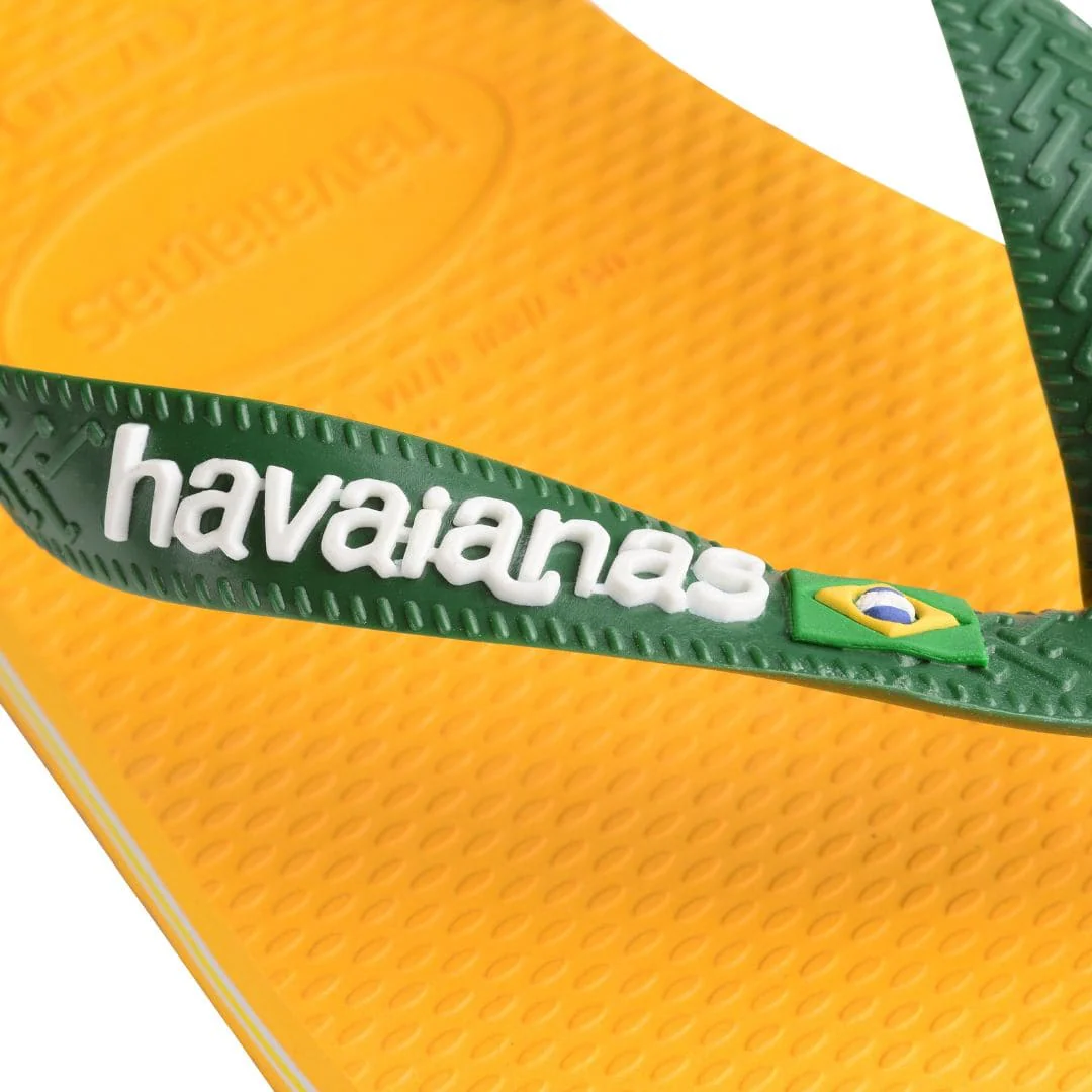 Chinelos Havaianas Brasil Logo Pop Yellow - Image 3