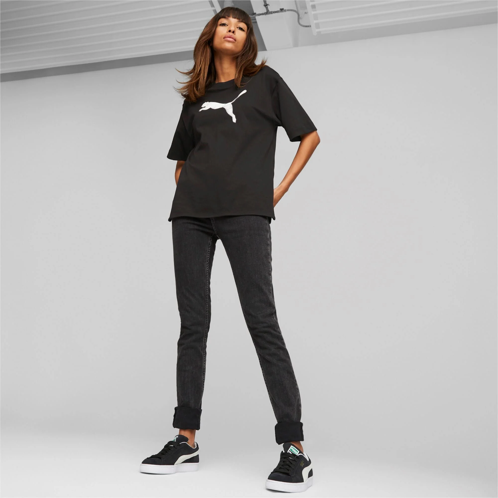 T-shirt Mulher Oversized Puma - Image 5