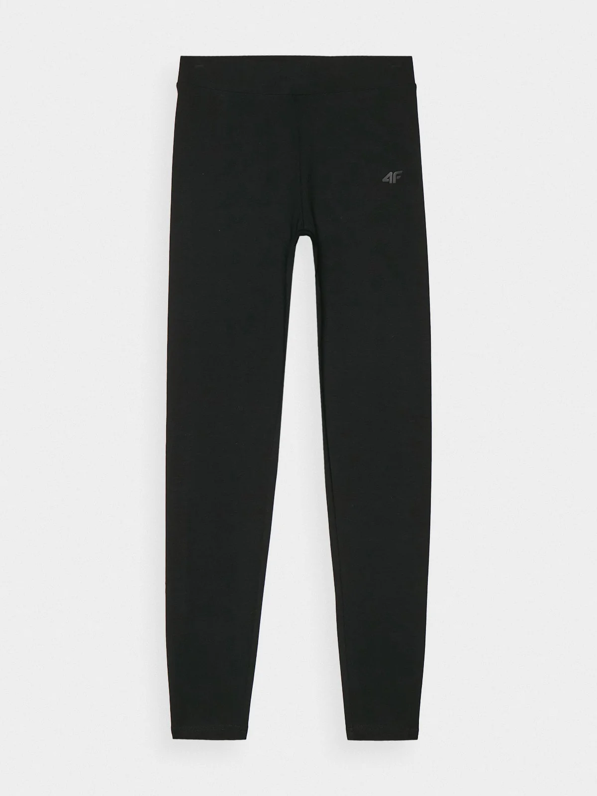 Leggings de Algodão Pretas Comprimento Total Mulher 4F - Image 4