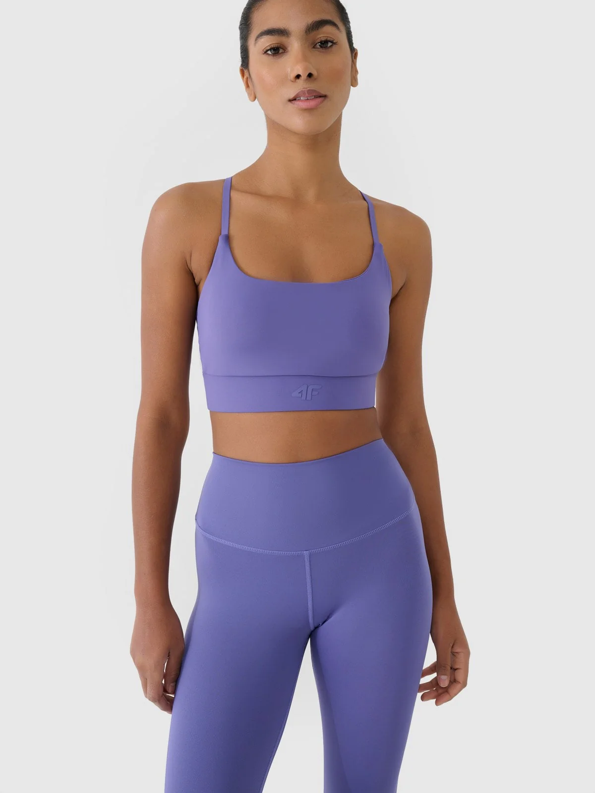 Leggings de Lycra Cintura Alta Mulher 4F - Image 3