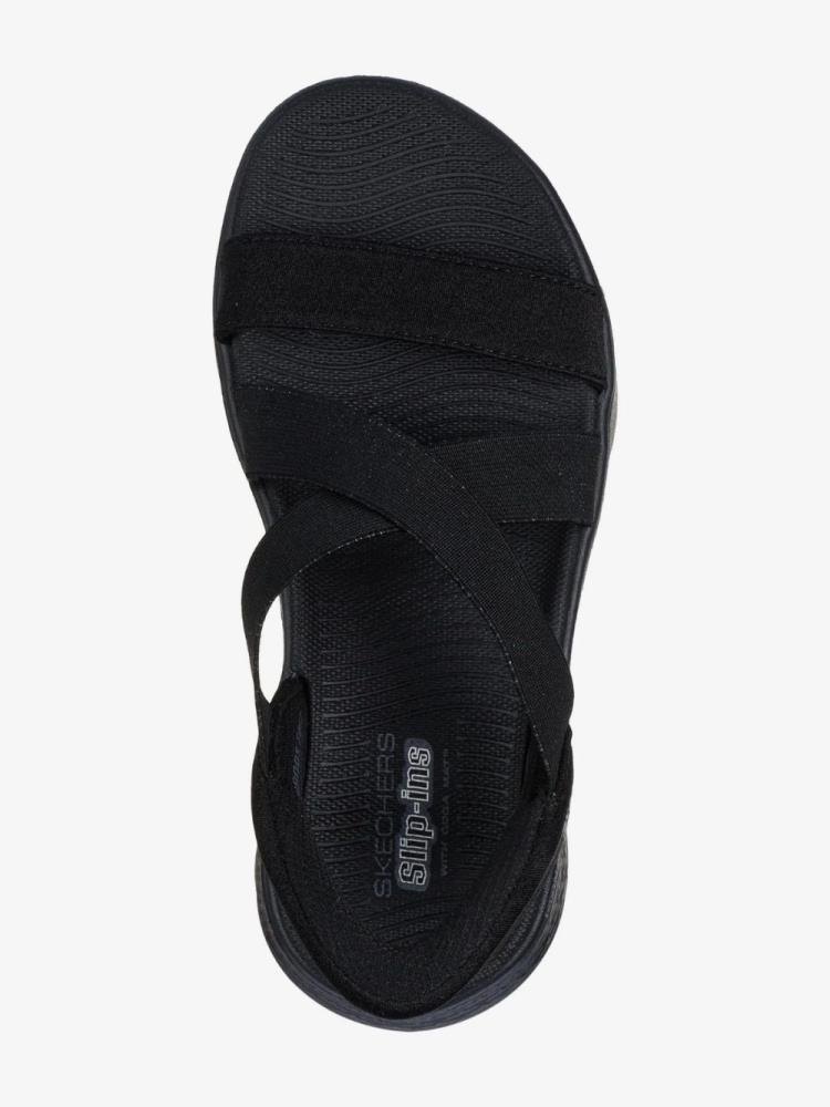 Sandálias Mulher Skechers Slip Ins Go Walk Flex Sandal Glimmer - Image 4