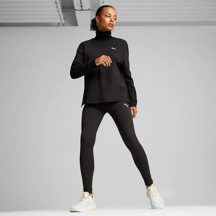 Sweatshirts Mulher Puma Gola Alta - Image 4