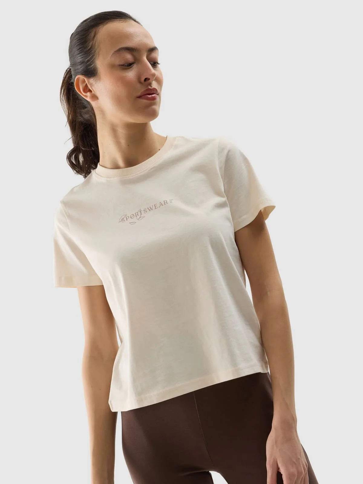 T-shirts de Algodão Mulher 4F - Image 2