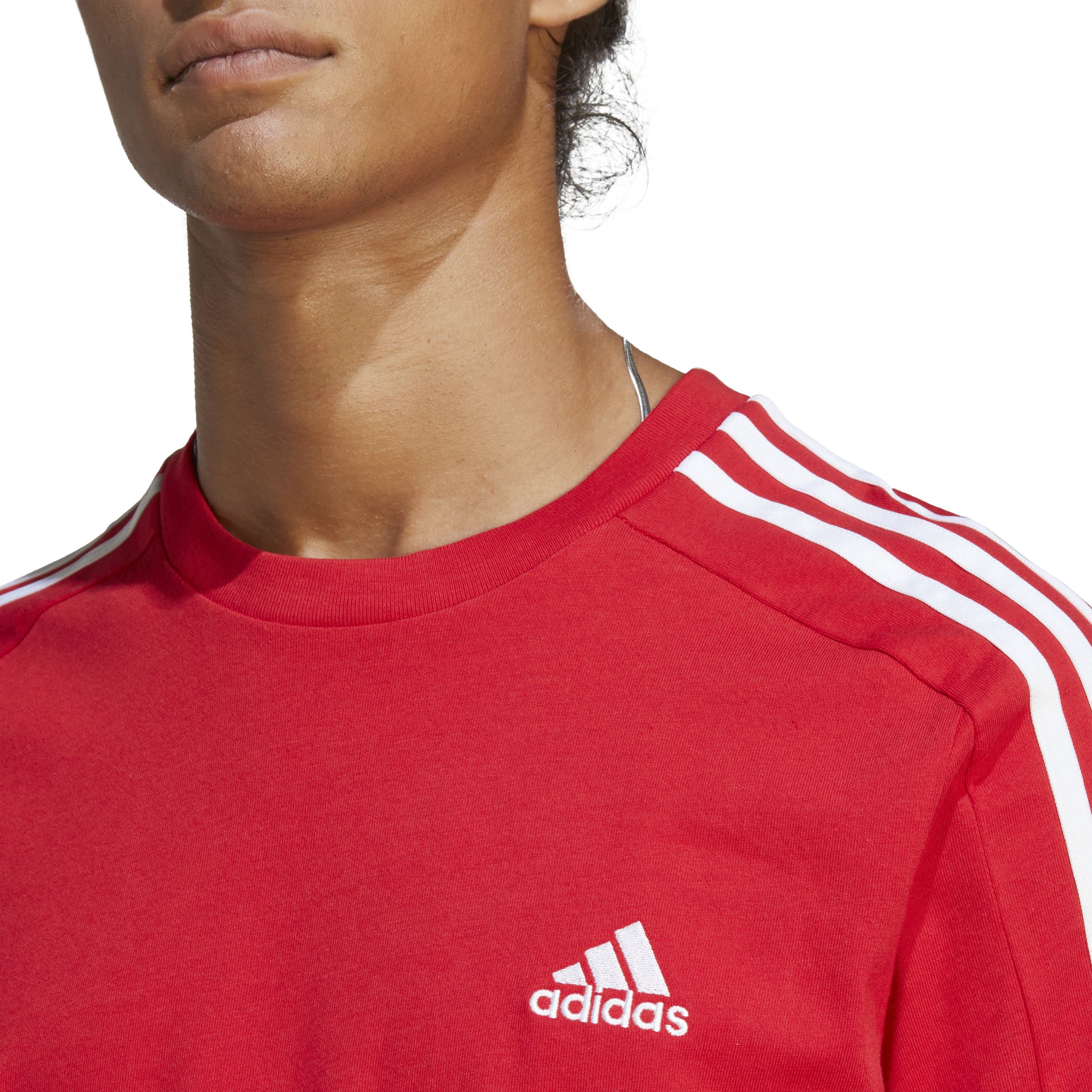 T-shirts de Algodão Adidas 3-Stripes Essentials - Image 3