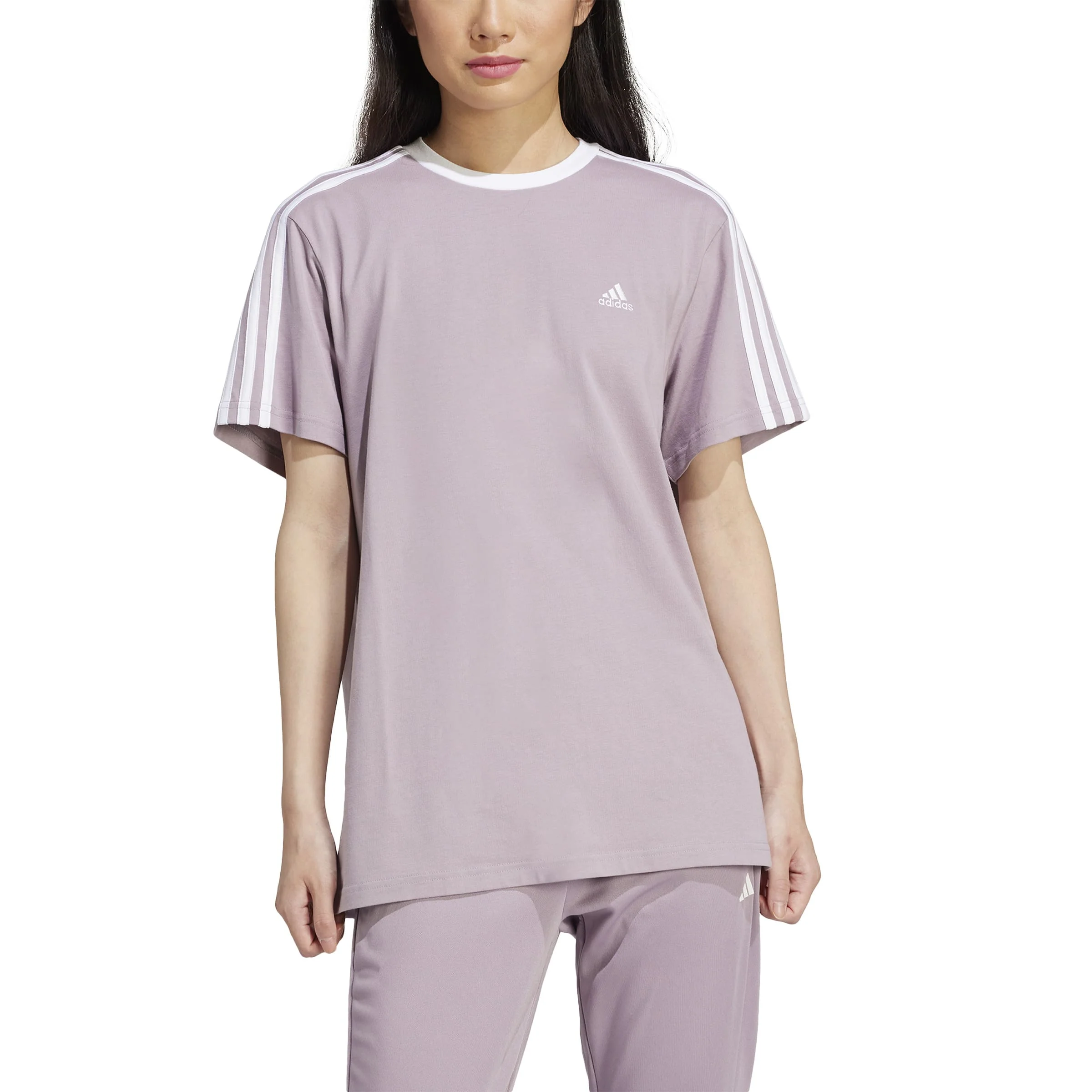 T-shirts de Algodão Adidas 3-Stripes Essentials - Image 2