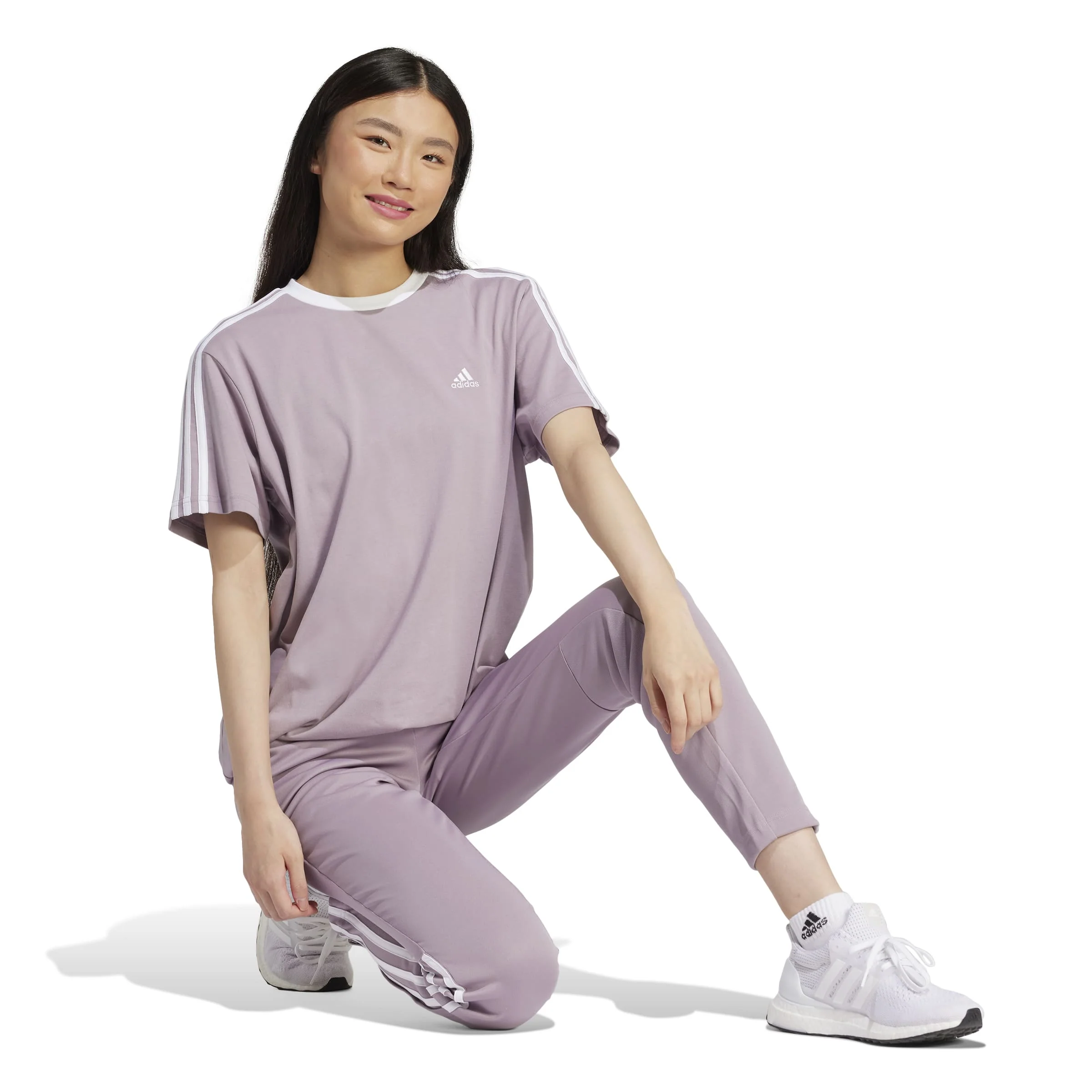 T-shirts de Algodão Adidas 3-Stripes Essentials - Image 3