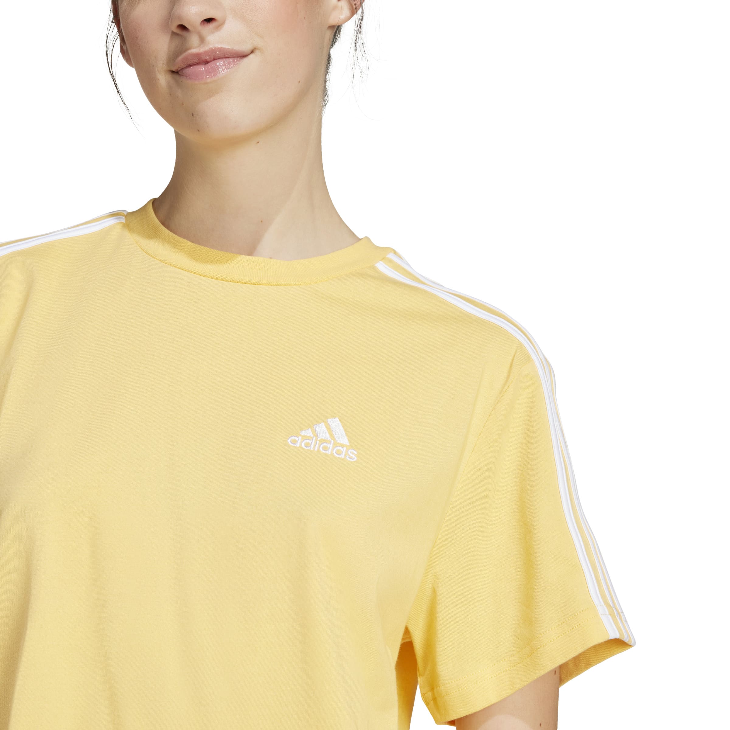 T-shirts de Algodão Adidas 3-Stripes Essentials - Image 3