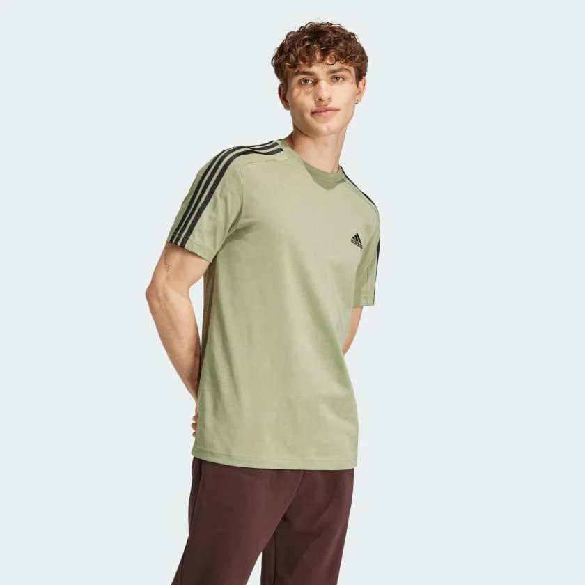 T-shirts de Algodão Adidas 3-Stripes Essentials - Image 2
