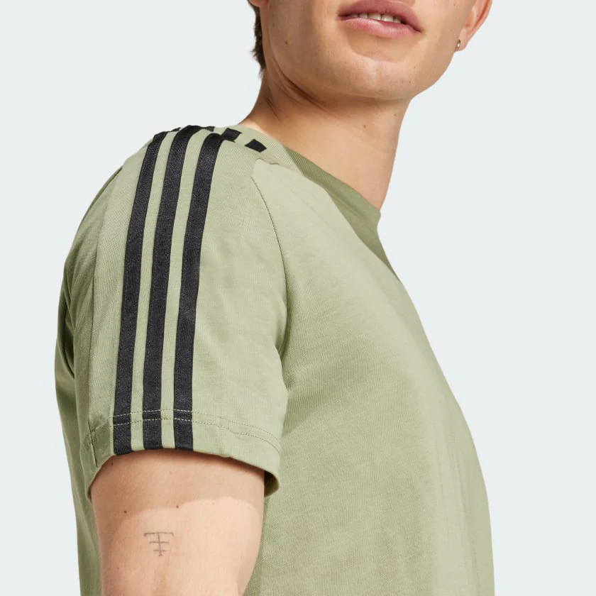 T-shirts de Algodão Adidas 3-Stripes Essentials - Image 4