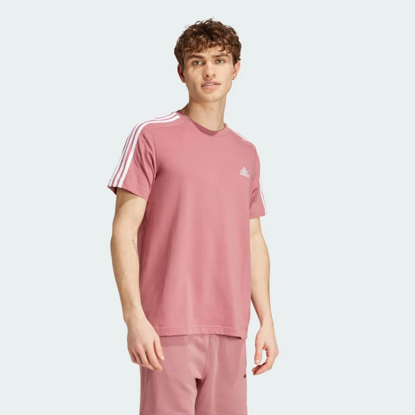 T-shirts de Algodão Adidas 3-Stripes Essentials - Image 2