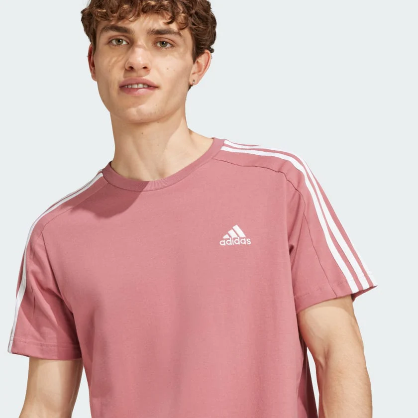 T-shirts de Algodão Adidas 3-Stripes Essentials - Image 3