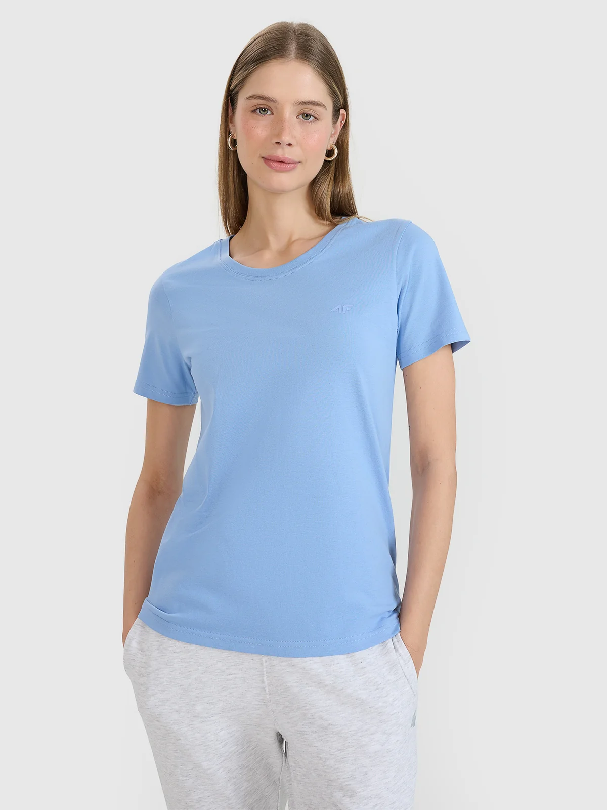 T-shirts de Algodão Básicas Mulher 4F - Image 2