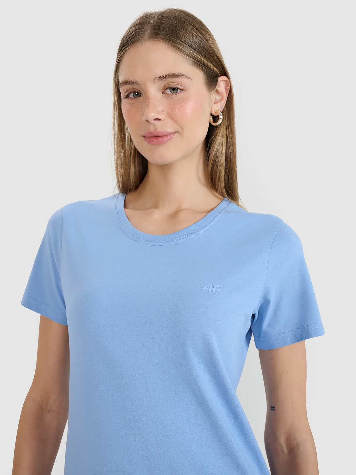 T-shirts de Algodão Básicas Mulher 4F - Image 3