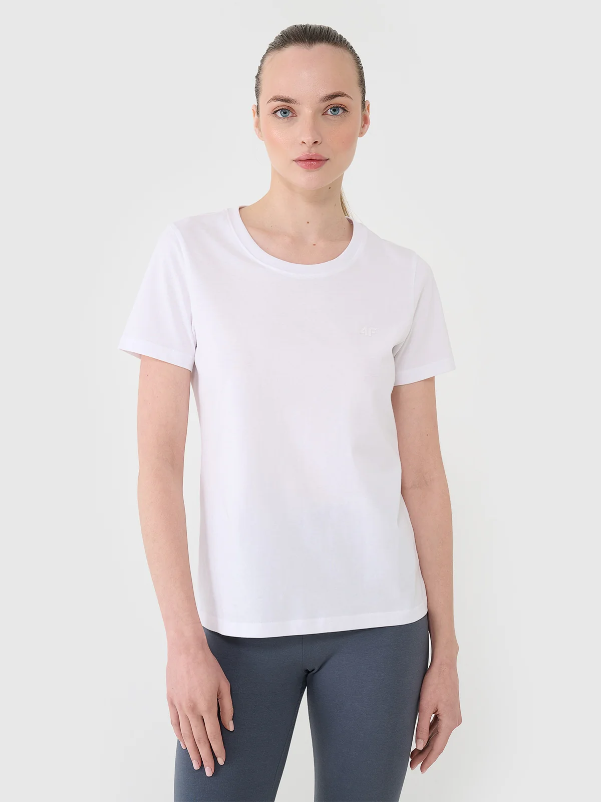 T-shirts de Algodão Básicas Mulher 4F - Image 2