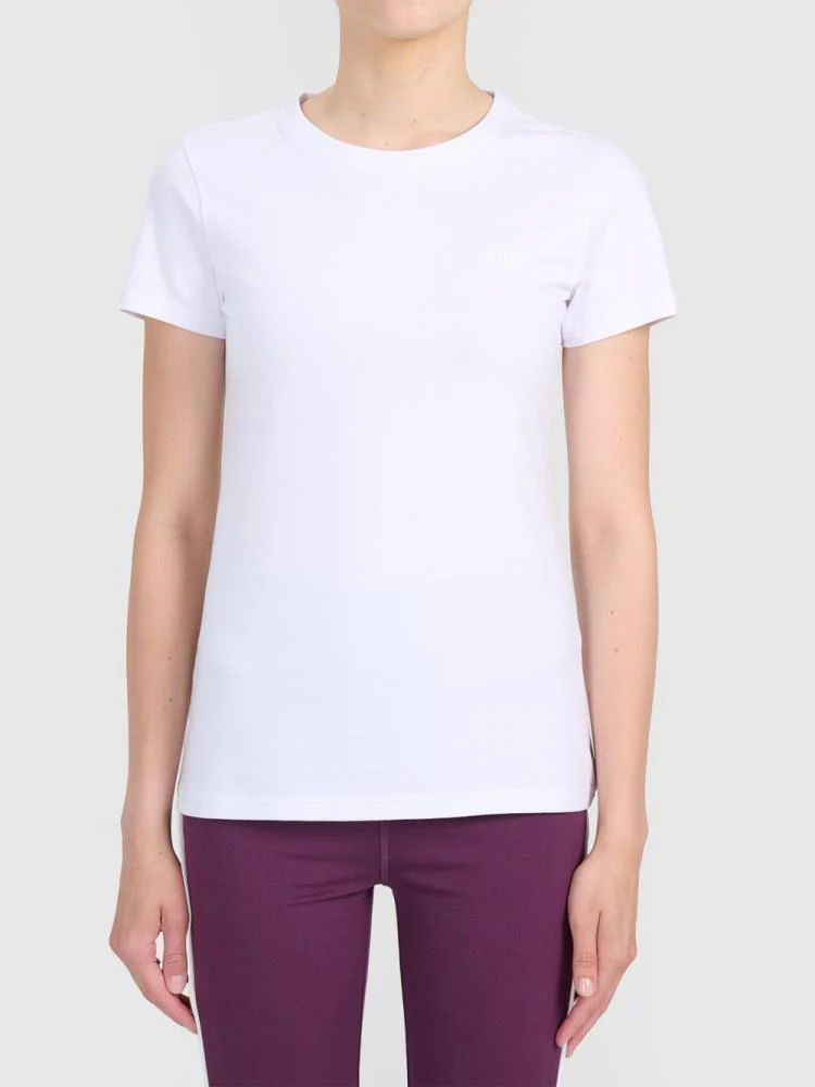 T-shirts de Algodão Básicas Mulher 4F