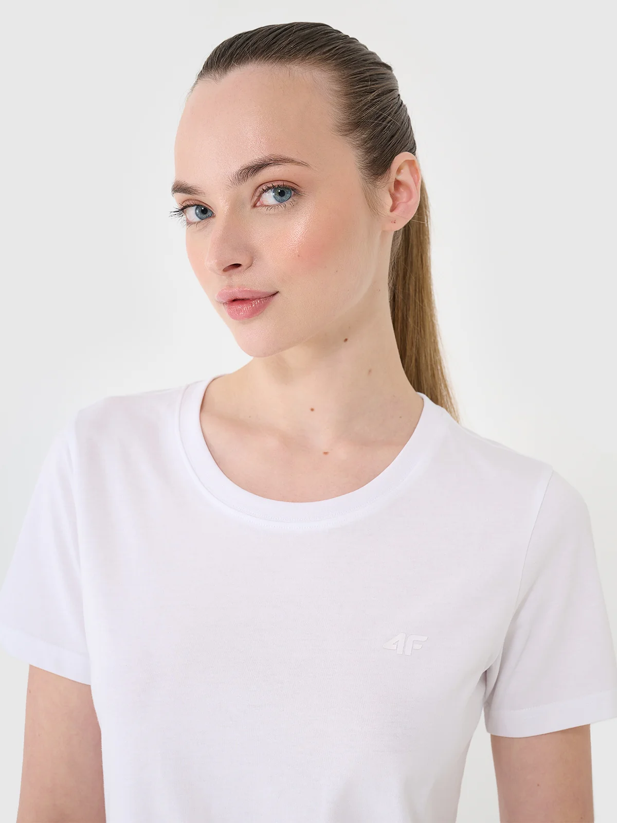 T-shirts de Algodão Básicas Mulher 4F - Image 3