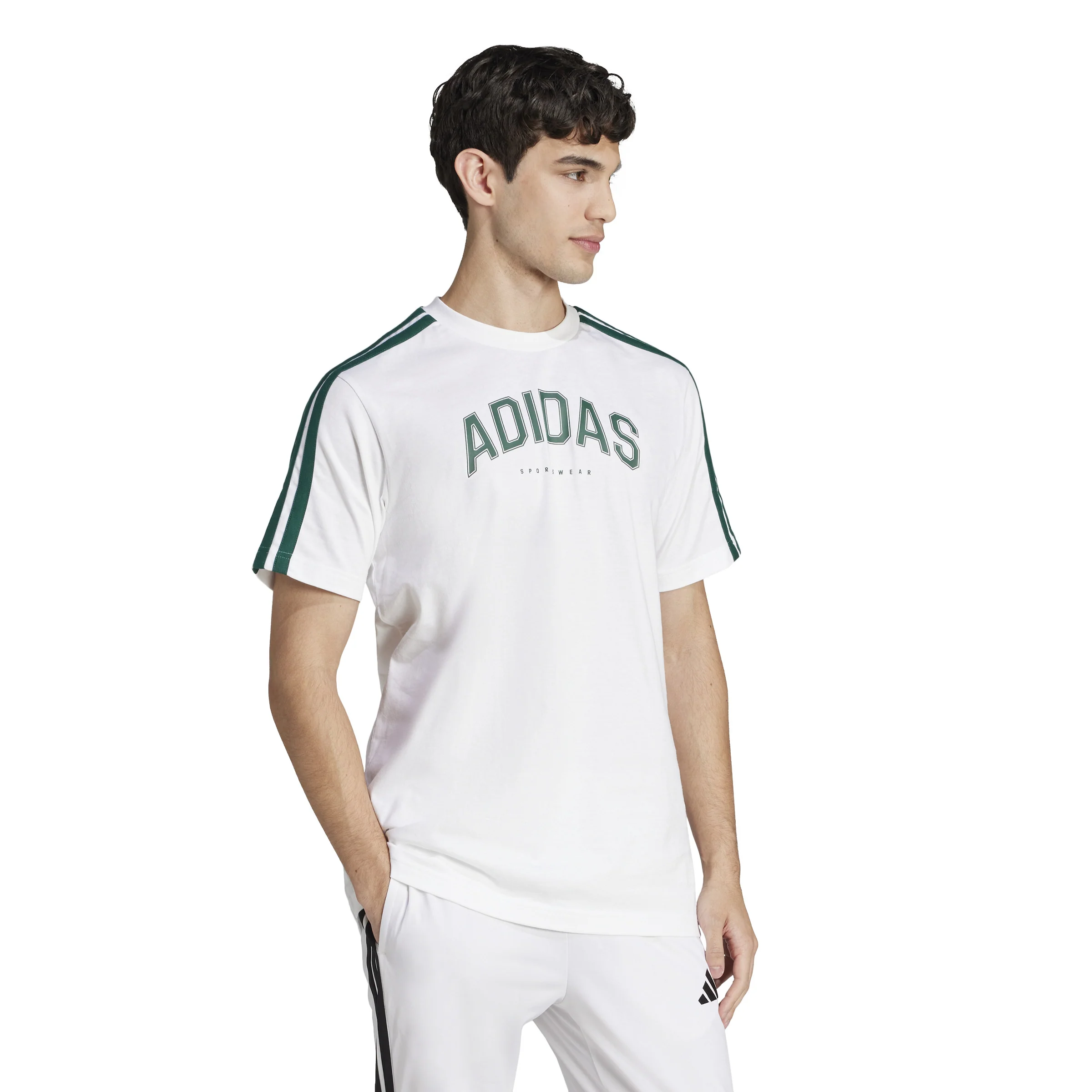 T-shirts de Algodão Homem Adidas Colleg - Image 4