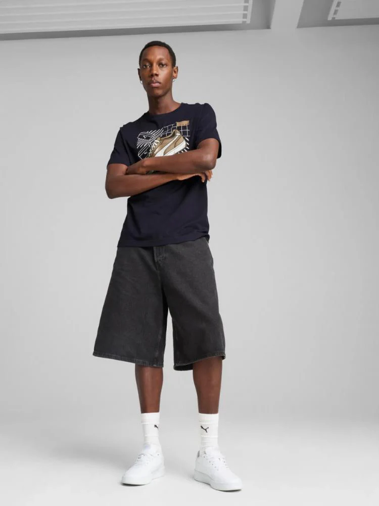 T-shirts de Algodão Homem Puma Graphics Sneaker - Image 3