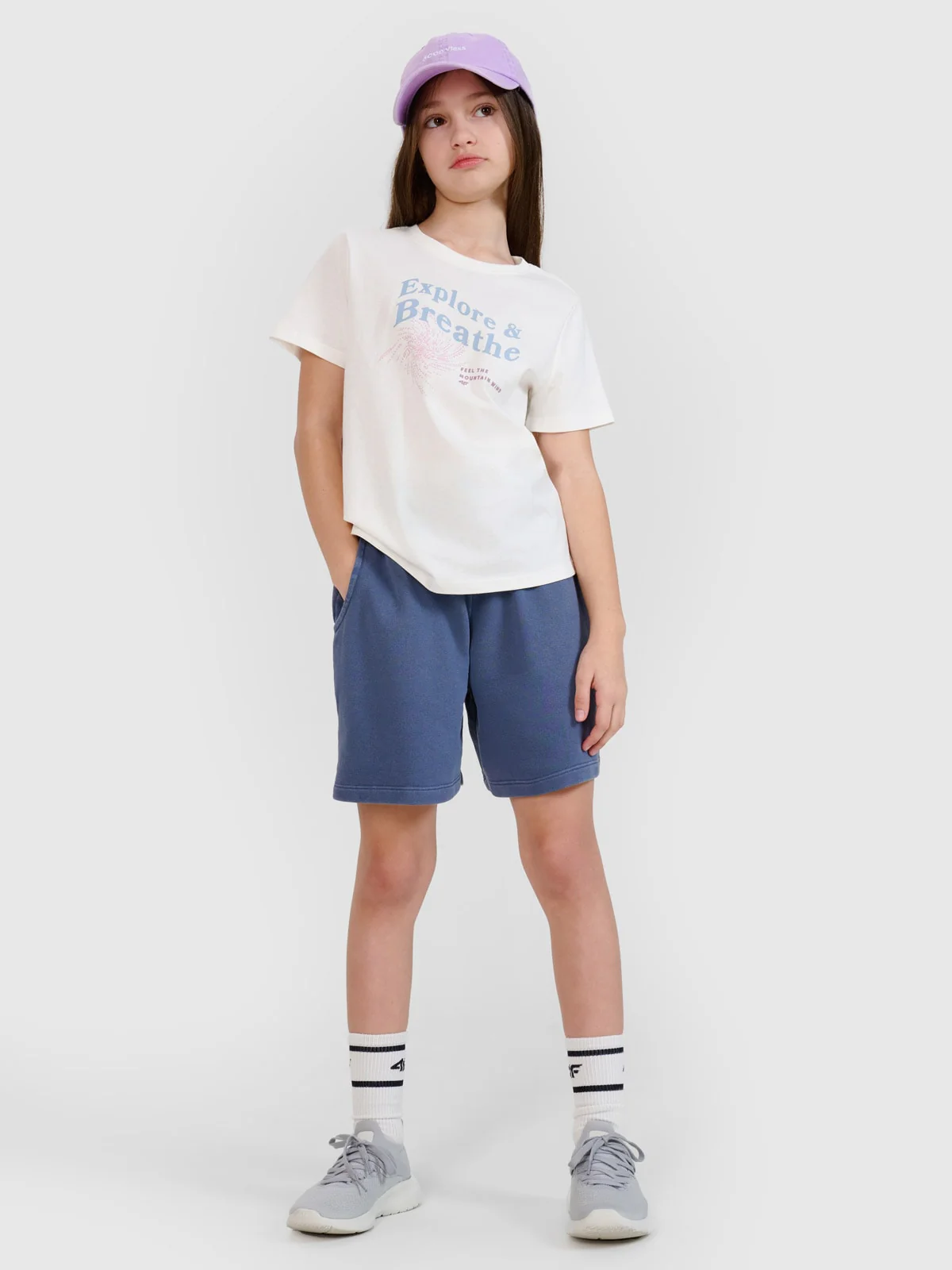 T-shirts de Algodão Menina 4F - Image 3