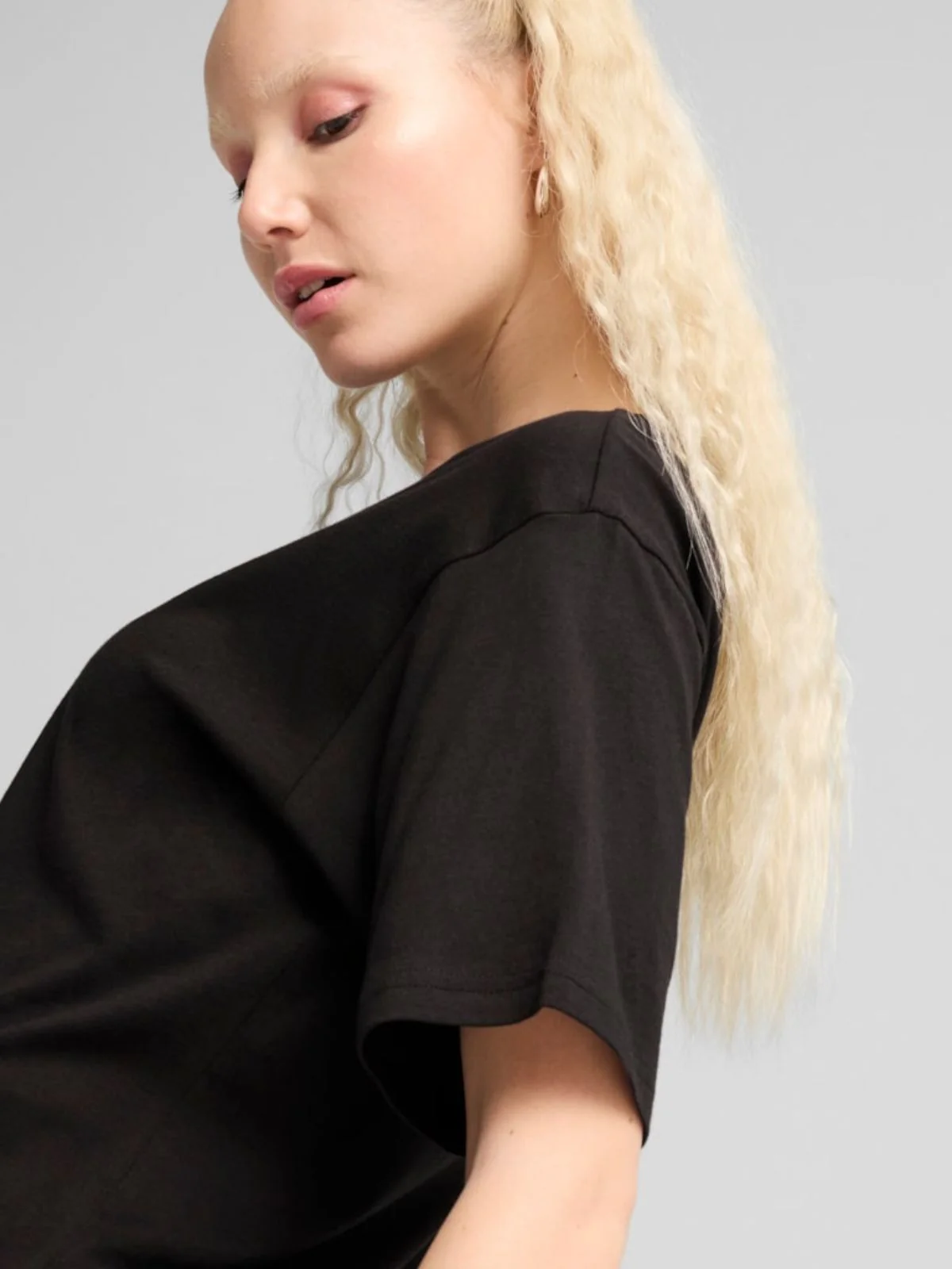T-shirts de Algodão Mulher Puma Ess Relaxed - Image 5