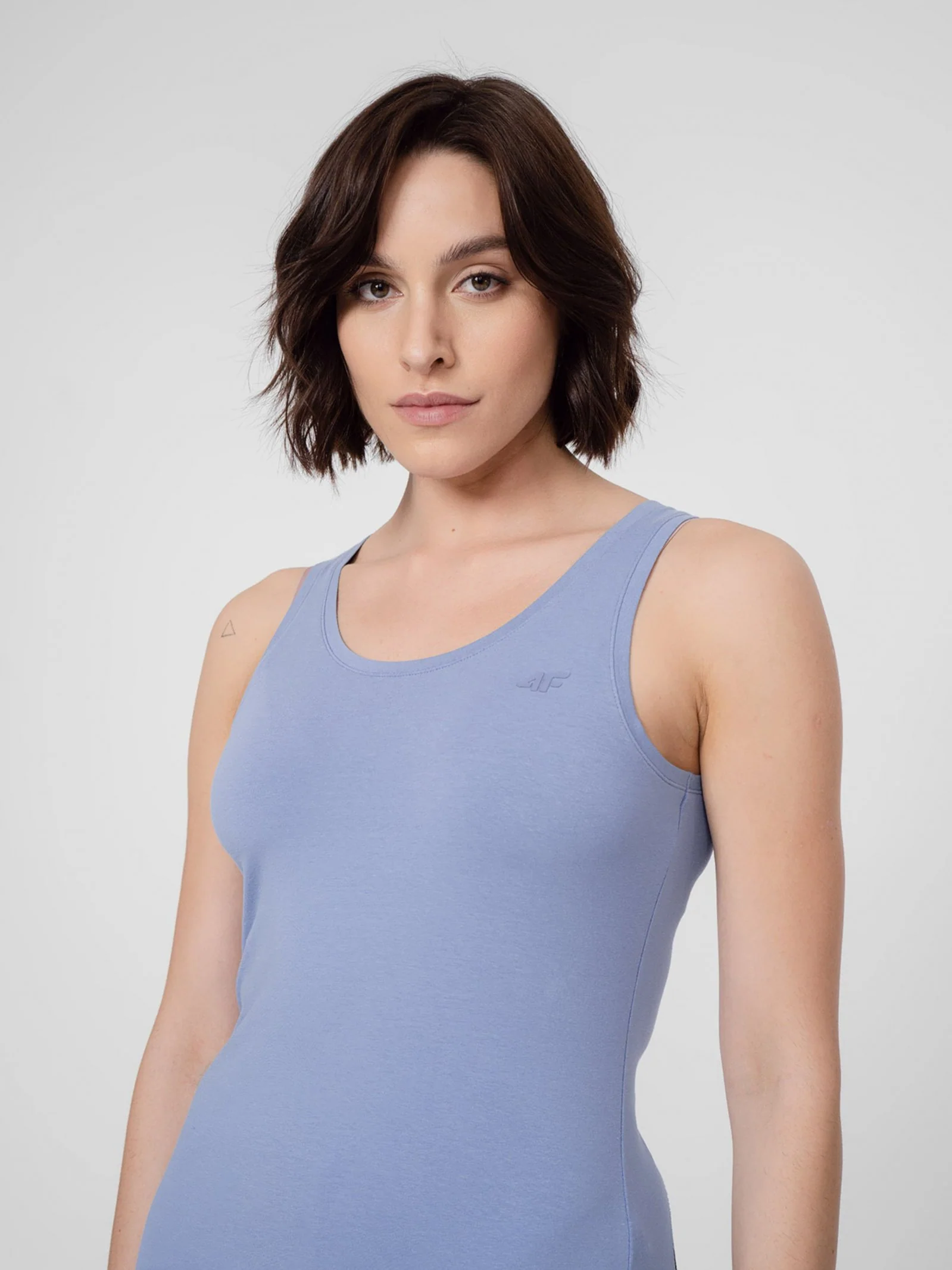 T-shirt Manga Caveada Mulher 4F Basic - Image 2