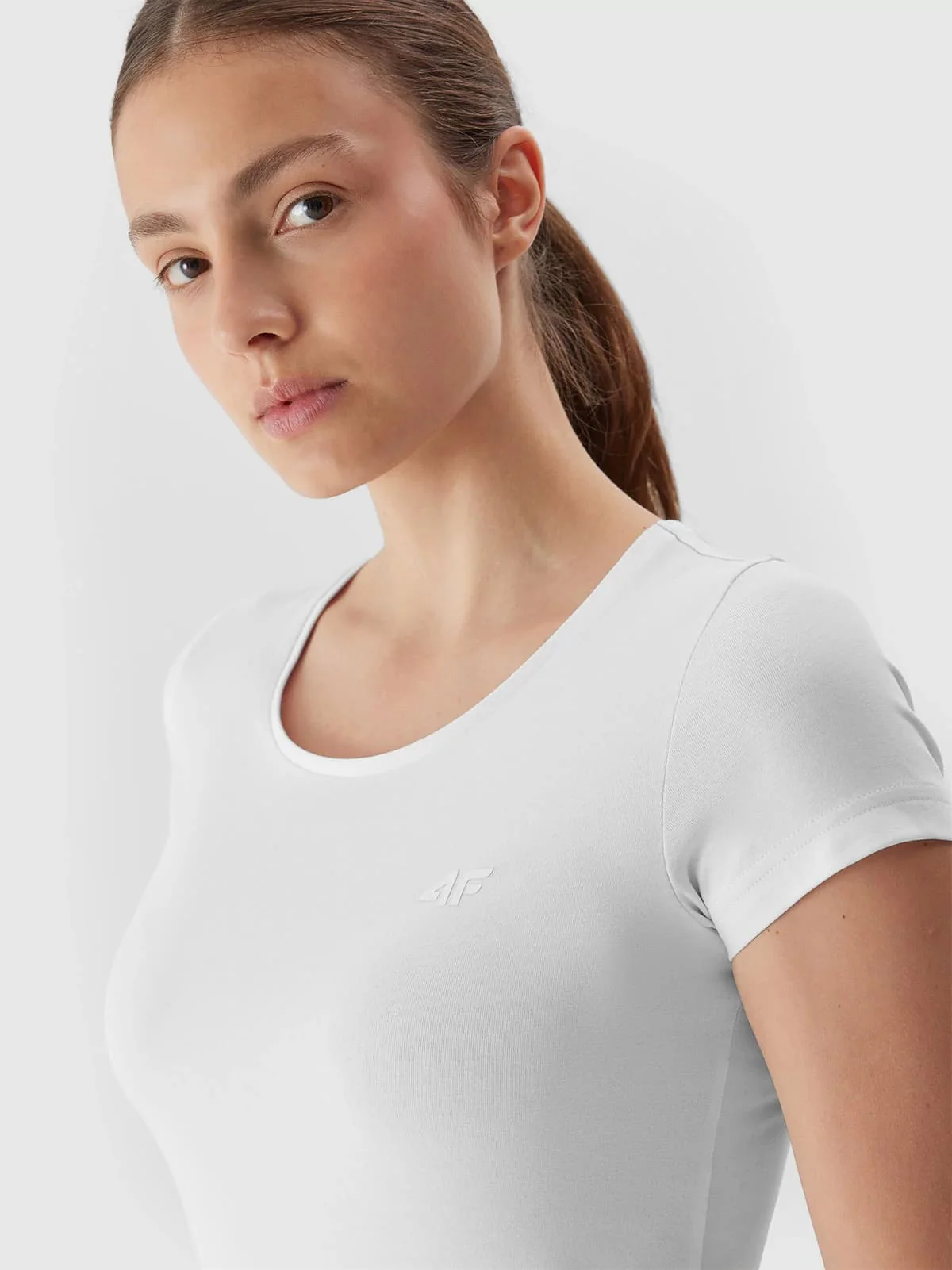 T-shirt Mulher de Algodão 4F - Image 2